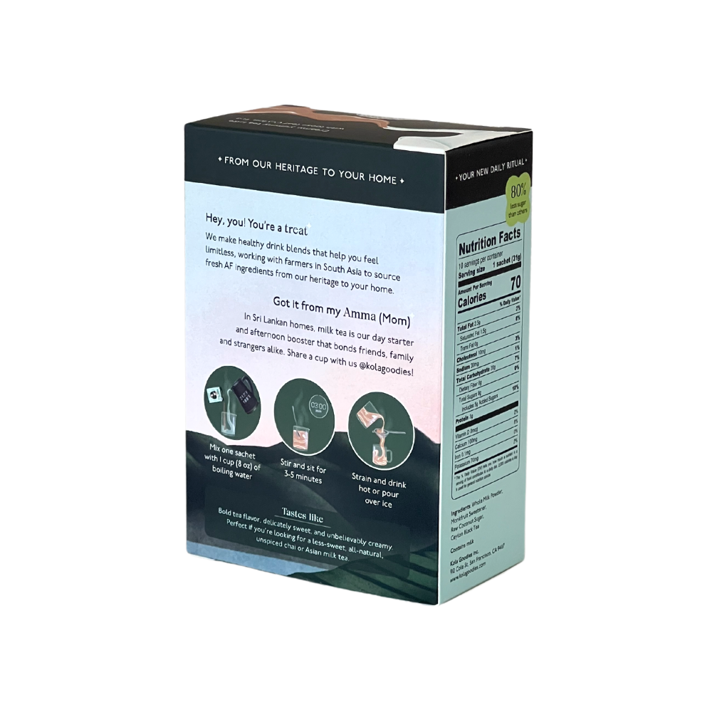 Lazy Girl Chai | Kola Goodies - Wholesale Loose Tea - Milk Tea Latte (5 Pack)4