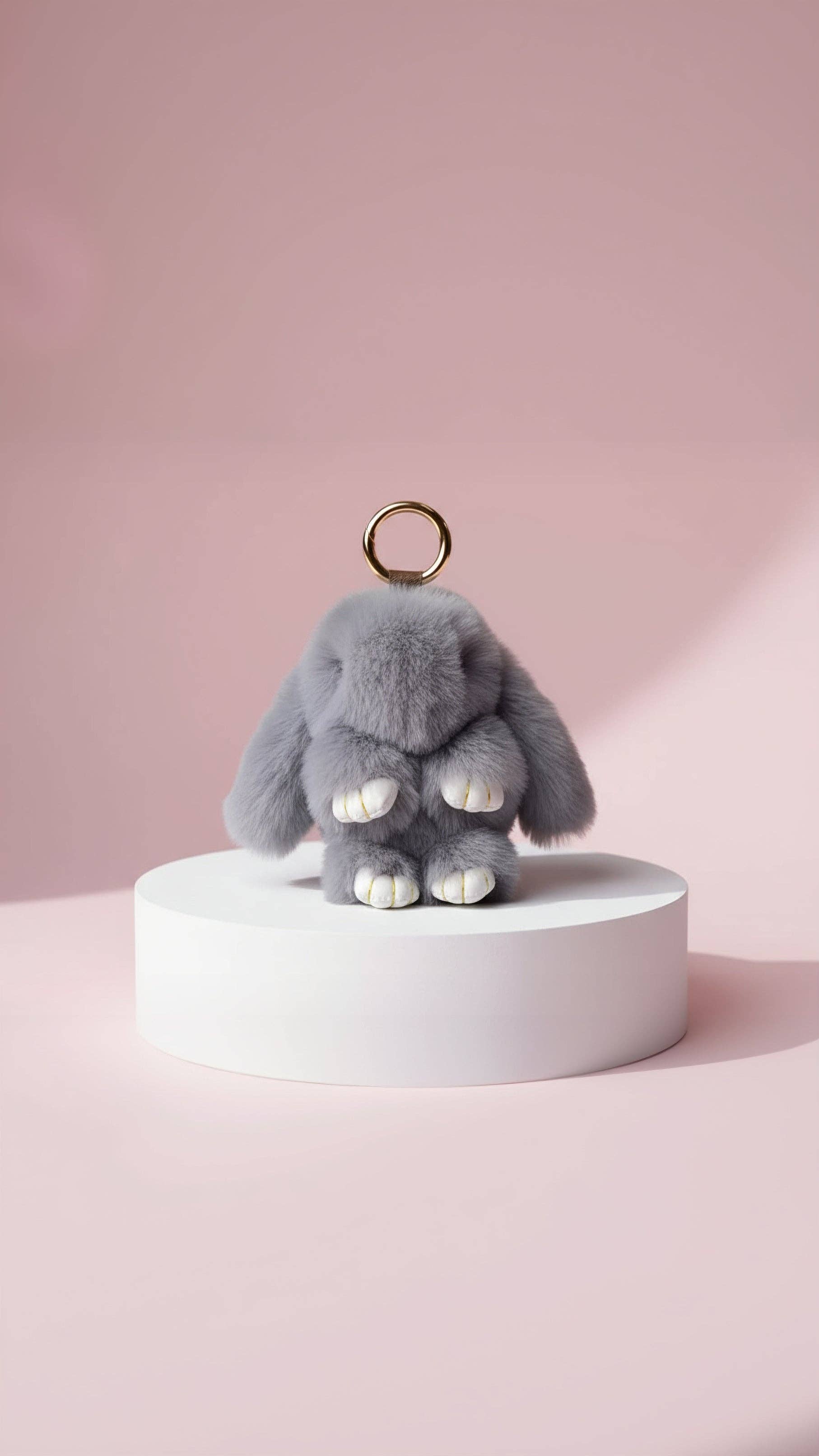 Arya Jewellery Wholesale – wholesale Keychain – Women's – Mini Fluffy Bunny Rabbit Key Ring & Bag Charm10