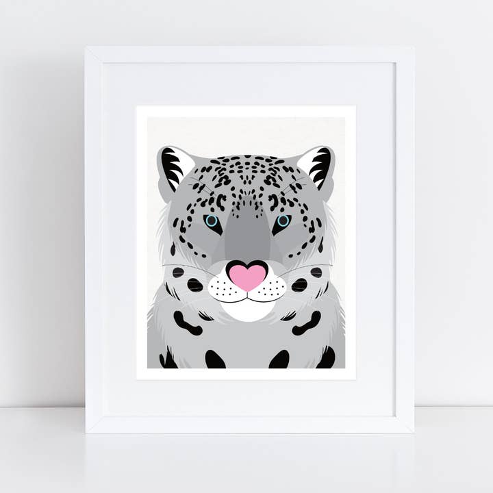 Snow Leopard Print for wholesale by Creative Monsoon