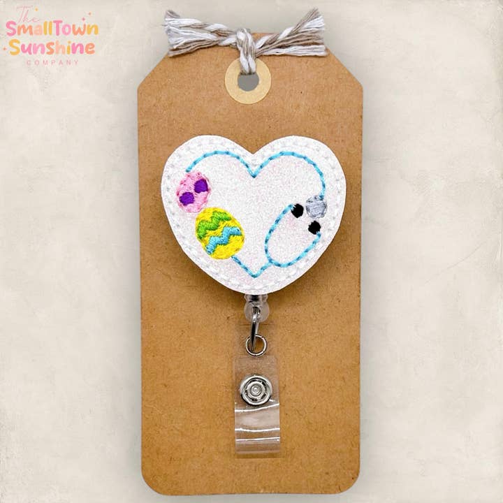 Paashanger voor stethoscoop // Wit voor wholesale door The SmallTownSunshine Company