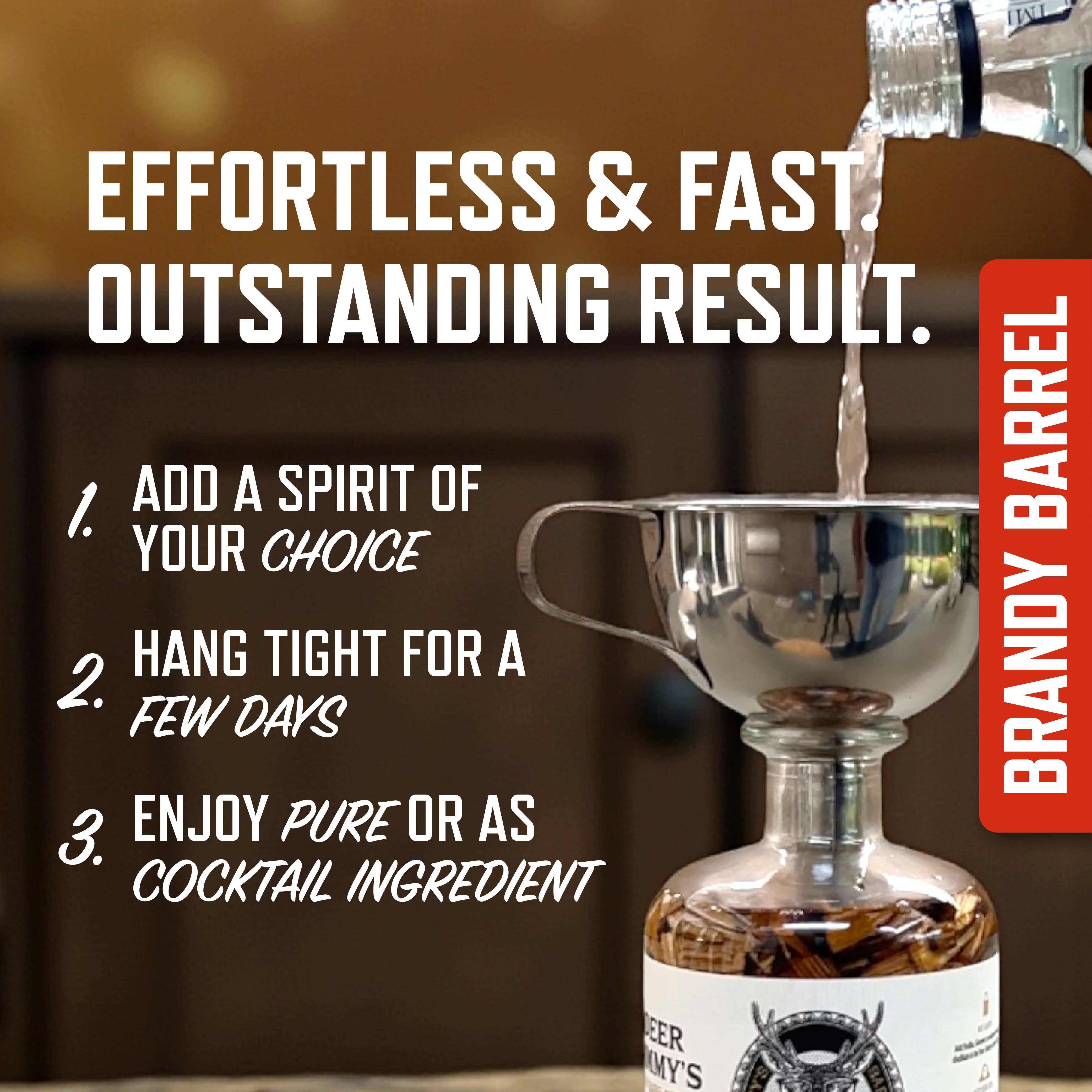 Deer Jimmy's® - Wholesale DIY Drink Kit - Deer Jimmy's® DIY Brandy Gift Set – Brandy Barrels3