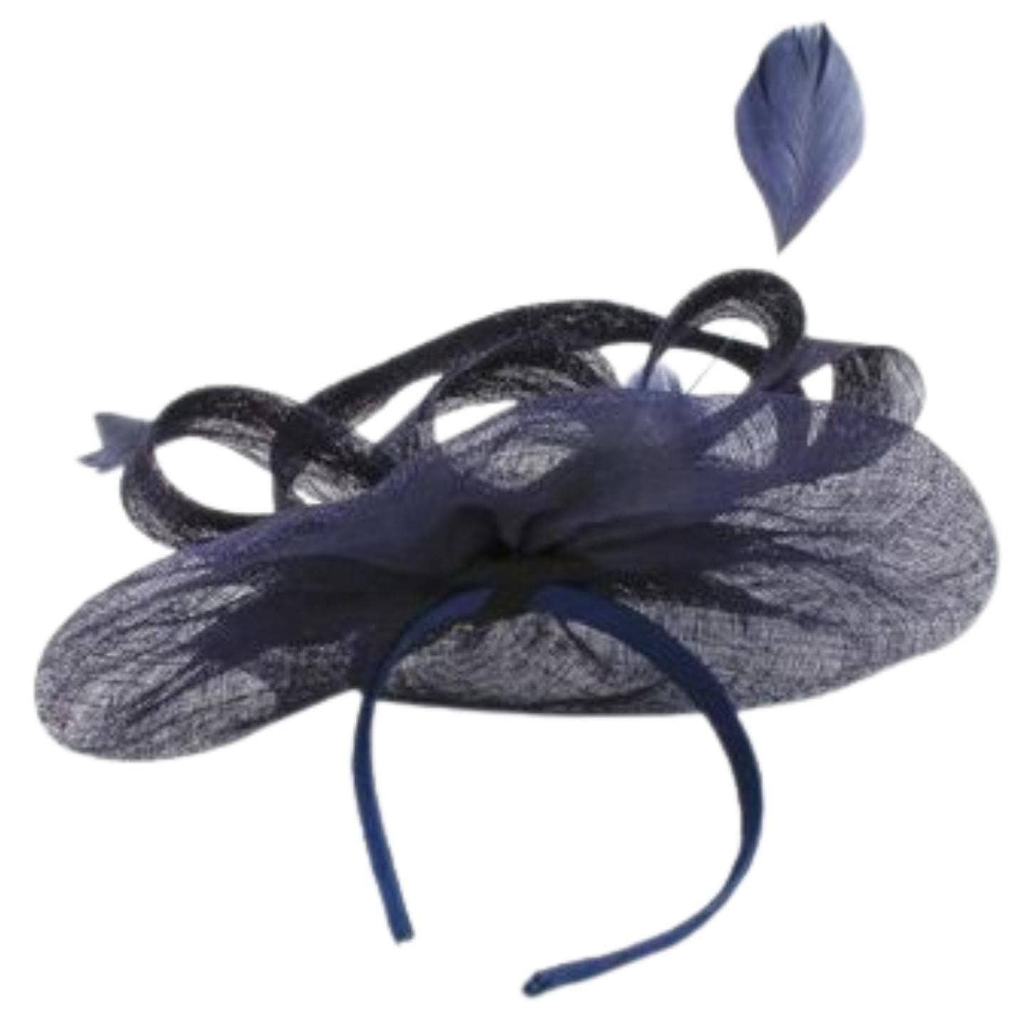 Topkids Accessories - Venta al por mayor Tocado - Mujer - Diadema Fascinator grande para mujer, sombreros fascinadores, sombreros de novia, sombreros de boda, sombreros de carreras de caballos en Aliceband para mujeres, mujeres y niñas0
