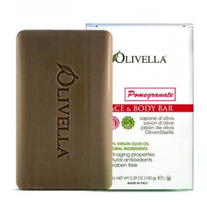 Olivella Olijfolie zeep Pomegranate 150 gram voor wholesale door Olivella