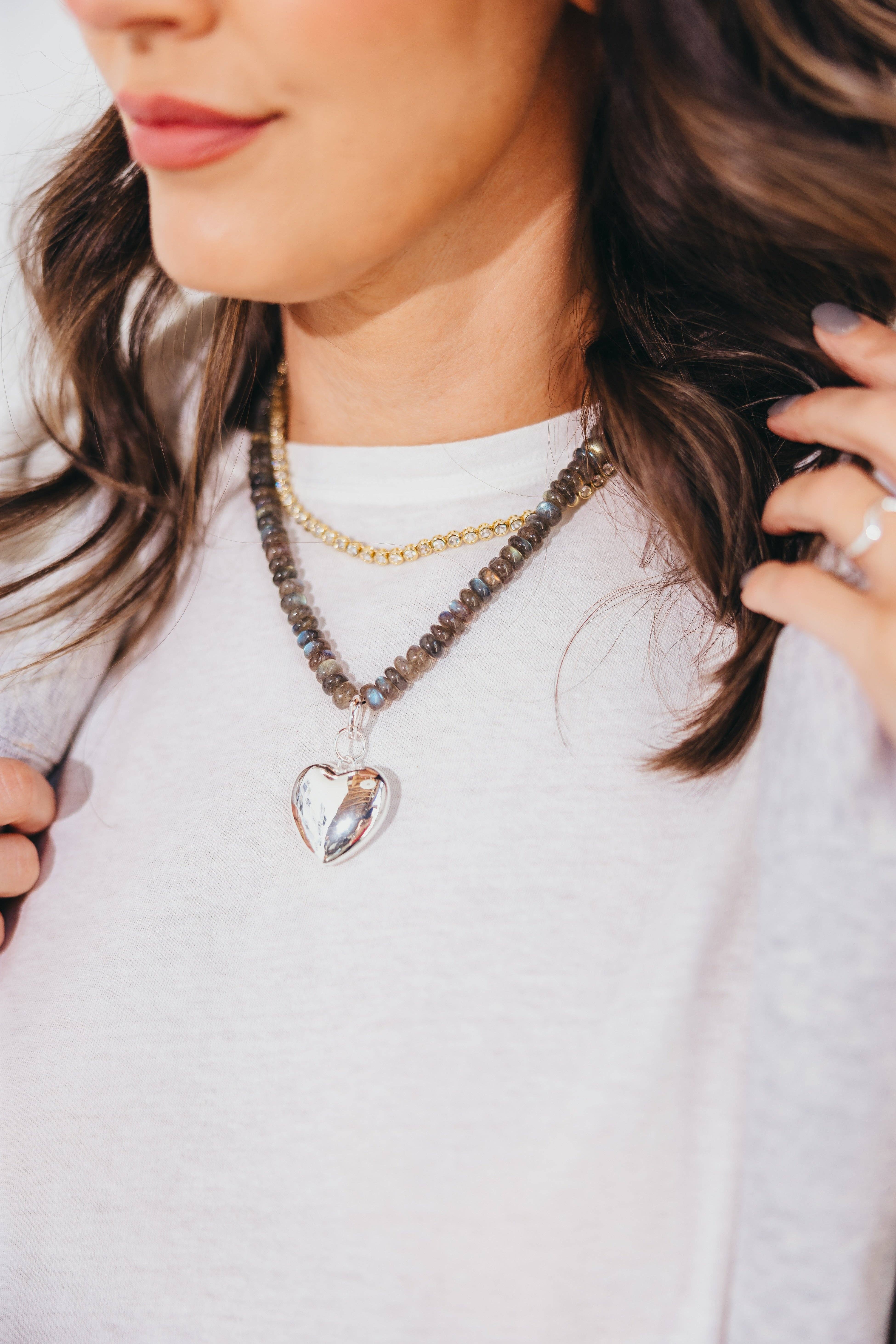 Allie + Bess - Vendita all'ingrosso Collane di perline/perle - Collana in acciaio5