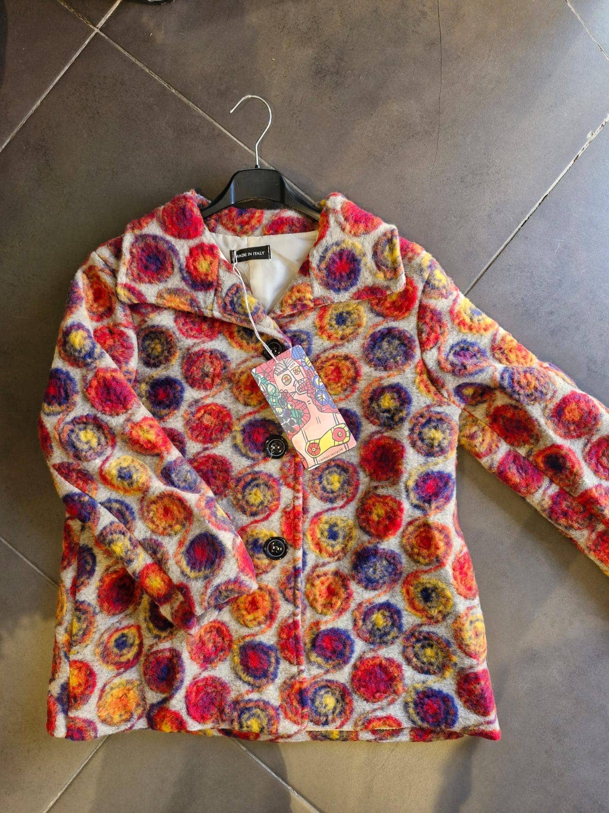 grå Ulljacka förädlad 09028 80% Ull 20% Polyester för wholesale på Faire4