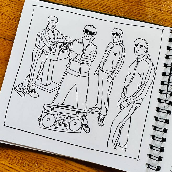 UNDERDOG NATION - Wholesale Coloring & Activity Book - Adult - Beastie Boys Pint Size Coloring Book6