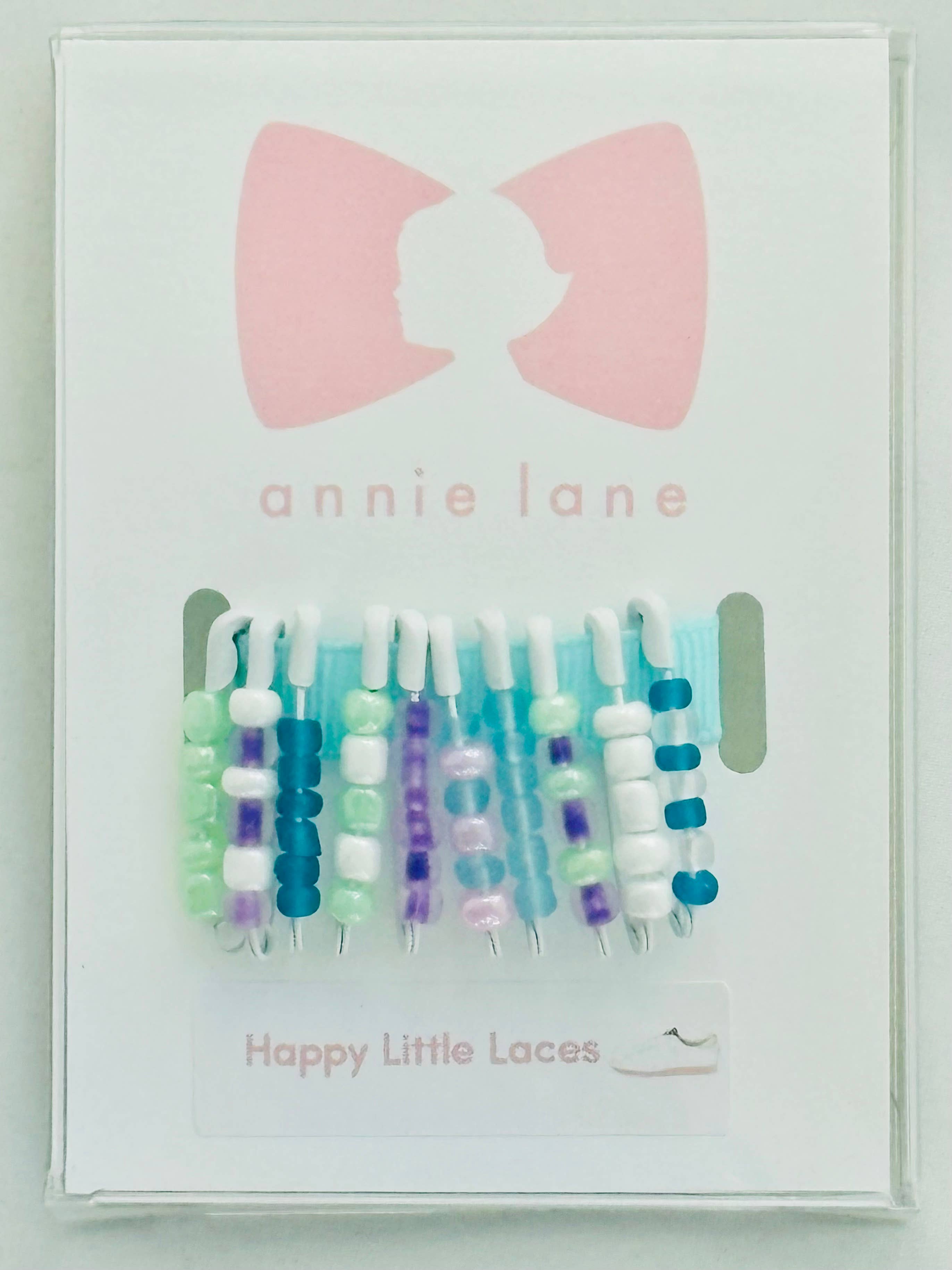 Annie Lane - Wholesale Shoe Accessories - Kids & Baby - Set of shoelace pins - small blues0