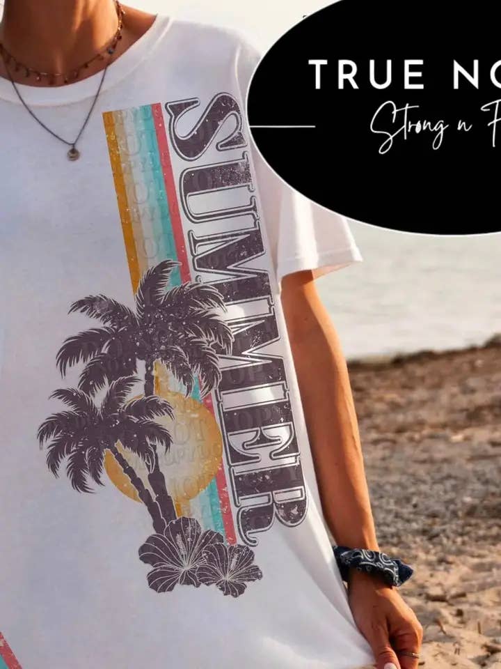 STRONG N FREE CDN - Wholesale Tunic - Women's - 70s Style Beach Therapy T-ShirtSweatshirt - Perfect for Summ
