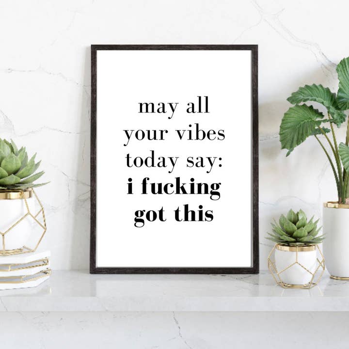 Impressions murales motivantes, impression murale, décoration de maison et de bureau pour la vente par PRINTD image