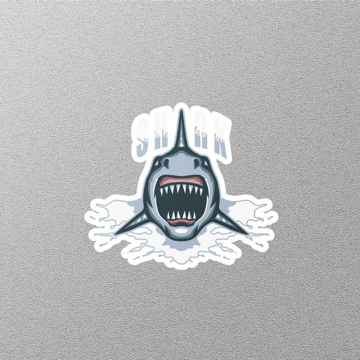 Shark Sticker for engroshandel hos GraffMerch.com