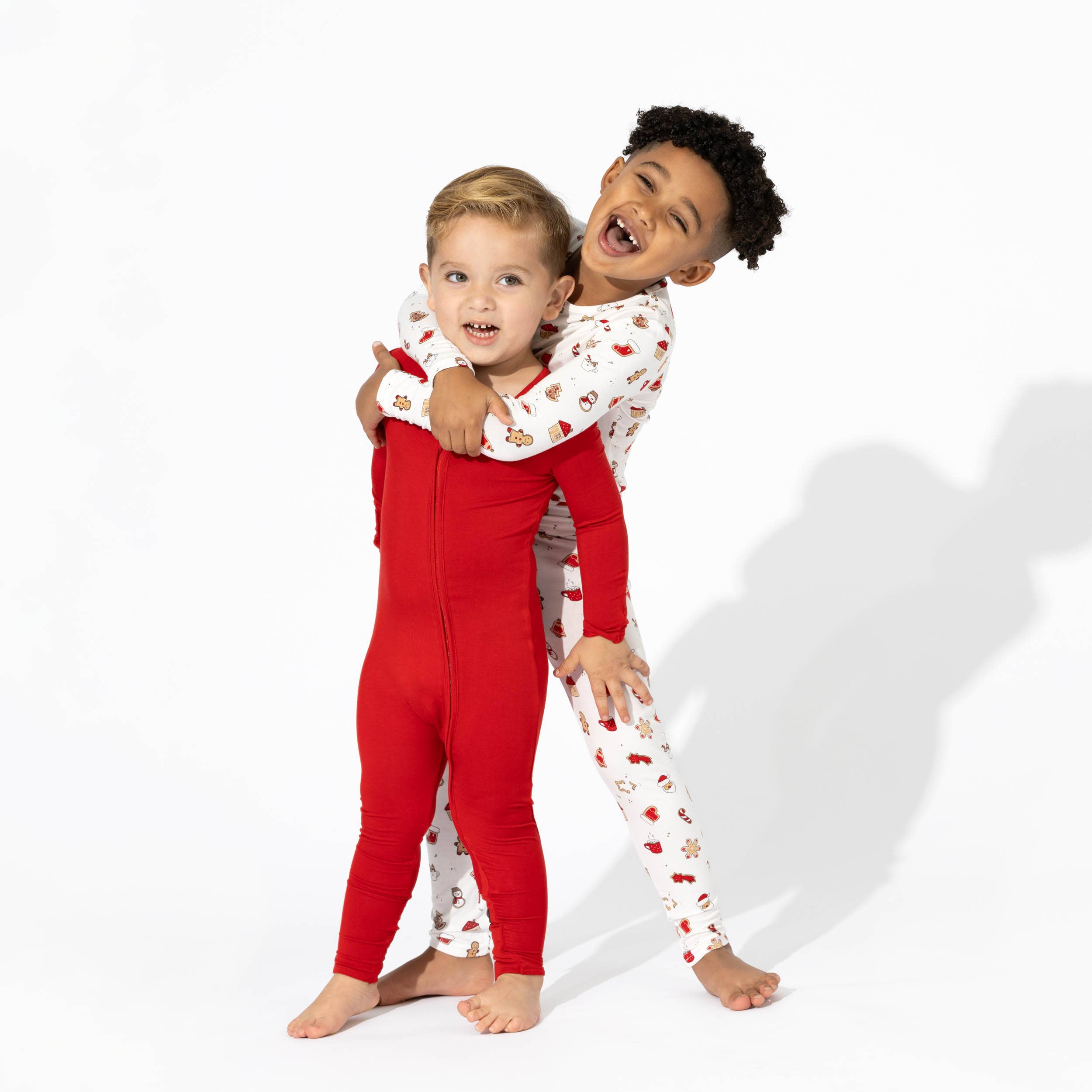 Bellabu Bear - Wholesale Sleepwear Set - Kids - Christmas Sugar Cookies Bamboo Kids Pajamas Two-Piece Set5