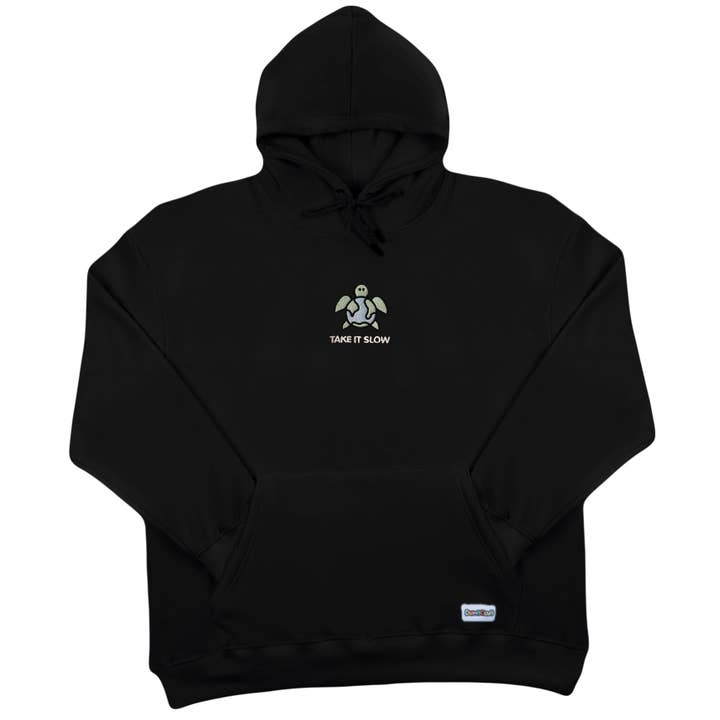 Take It Slow Deluxe Hoodie for wholesale by Dumbclub LLC