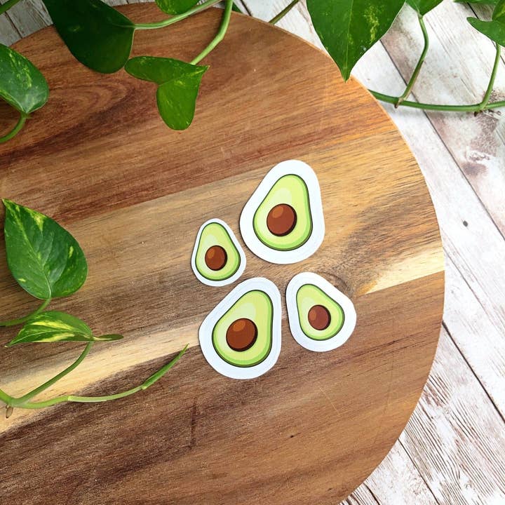 The Nosy Gal - Wholesale Sticker - Avocado Waterproof Sticker
