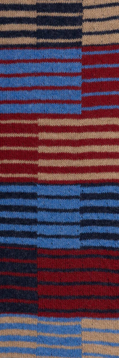 McKernan - Wholesale Scarf - Unisex - Okapi Scarf – RWS Wool with Rich Stripe and Colour Shifts2