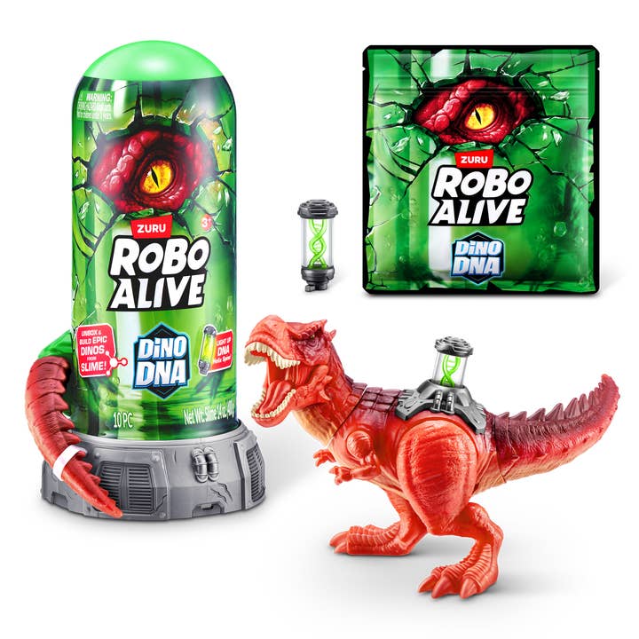 The Zoofy Group , LLC - Wholesale Classic Toy - Kids - ZURU-ROBO ALIVE-DINO DNA-SER 1-DINO DNA PLAYSET-TUBE- ASSORT