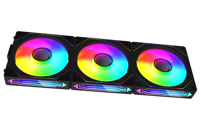 ITEK - Wholesale  - Kit 3x Fan for case INFINITY Black - 12cm- ARGB Sync 5V 3pin- 4pin PWM- Wireless3