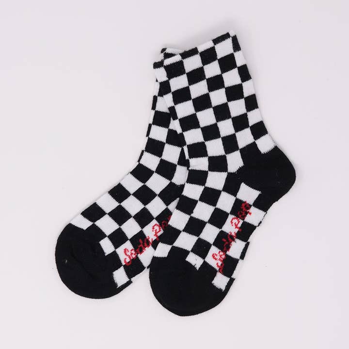 Kids Chequered Socks for wholesale by Cribstar