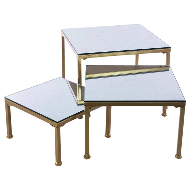 Set 3 sidobord m/spegel för wholesale av Dekoratief