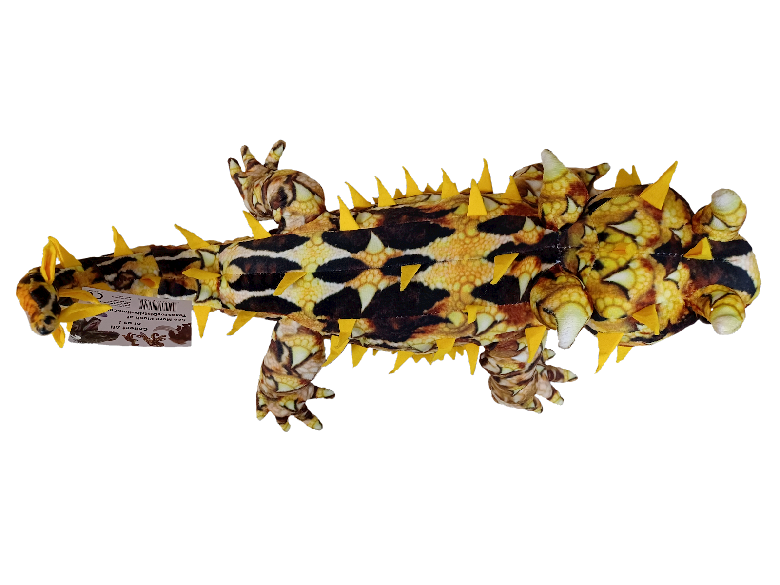 Texas Toy Distribution - Wholesale Stuffed/Plush Toy - Kids & Baby - Horned Lizard 21.65" Desert Plush Stuffed Animal2