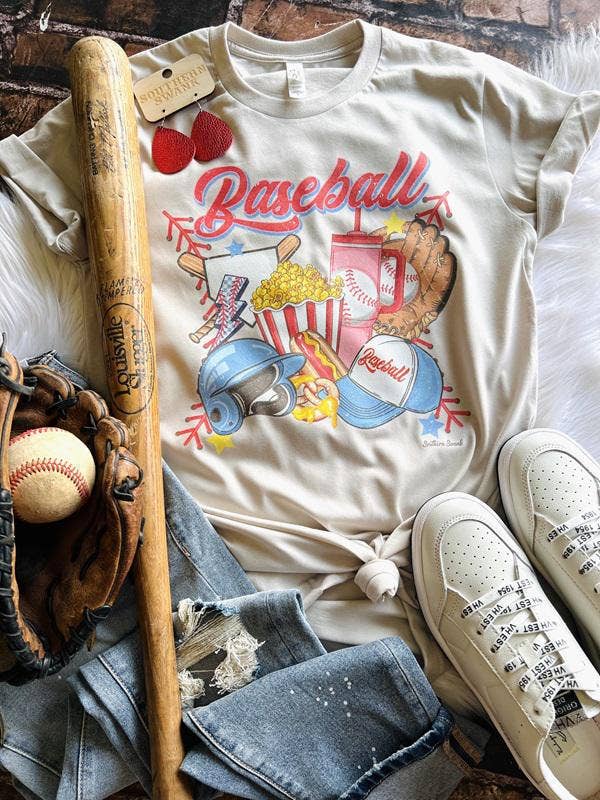 Vintage Baseball Tee for wholesale by Southern Swank