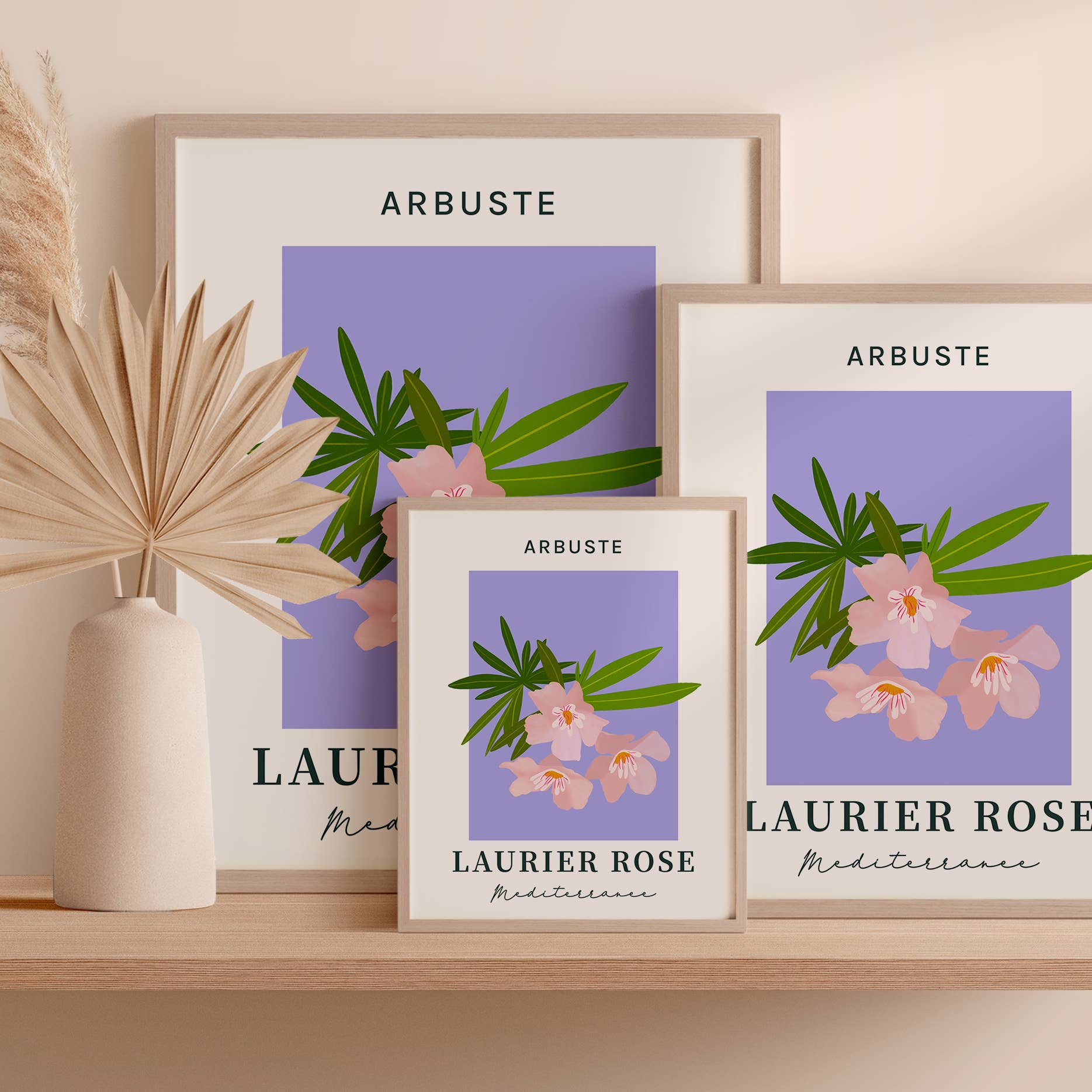 Graphijoy - Wholesale Poster - Oleander floral poster2