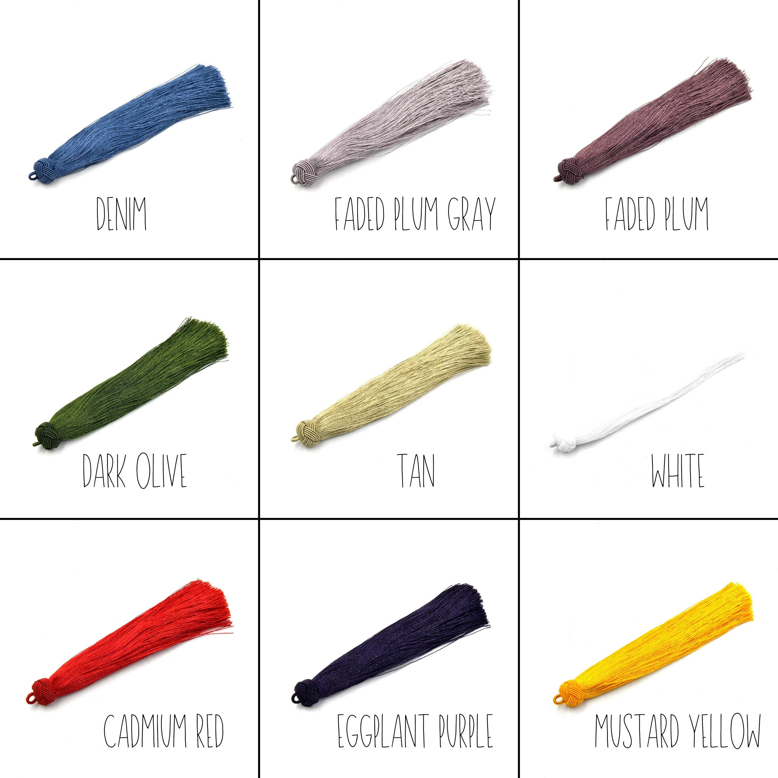 Only Beads - Wholesale DIY Craft Kit - Tassels | Knot Cap Tassel Silk Mala Gypsy Tassel Pendants1