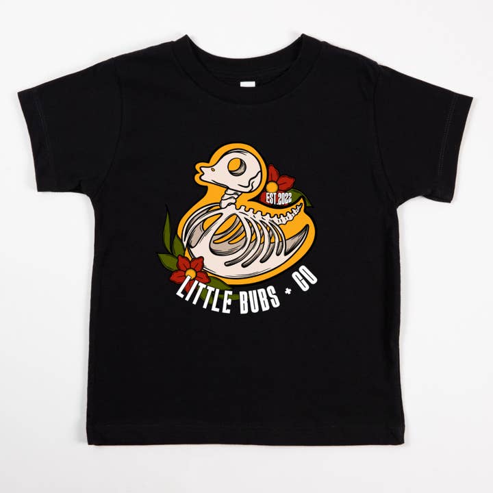 Skellie Duck Tee for wholesale by Little Bubs + Co