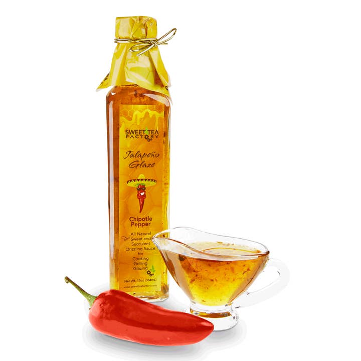 Jalapeño Sweet Drizzle/Finishing Sauce (13oz) for wholesale by Sweet Tea Factory, INC