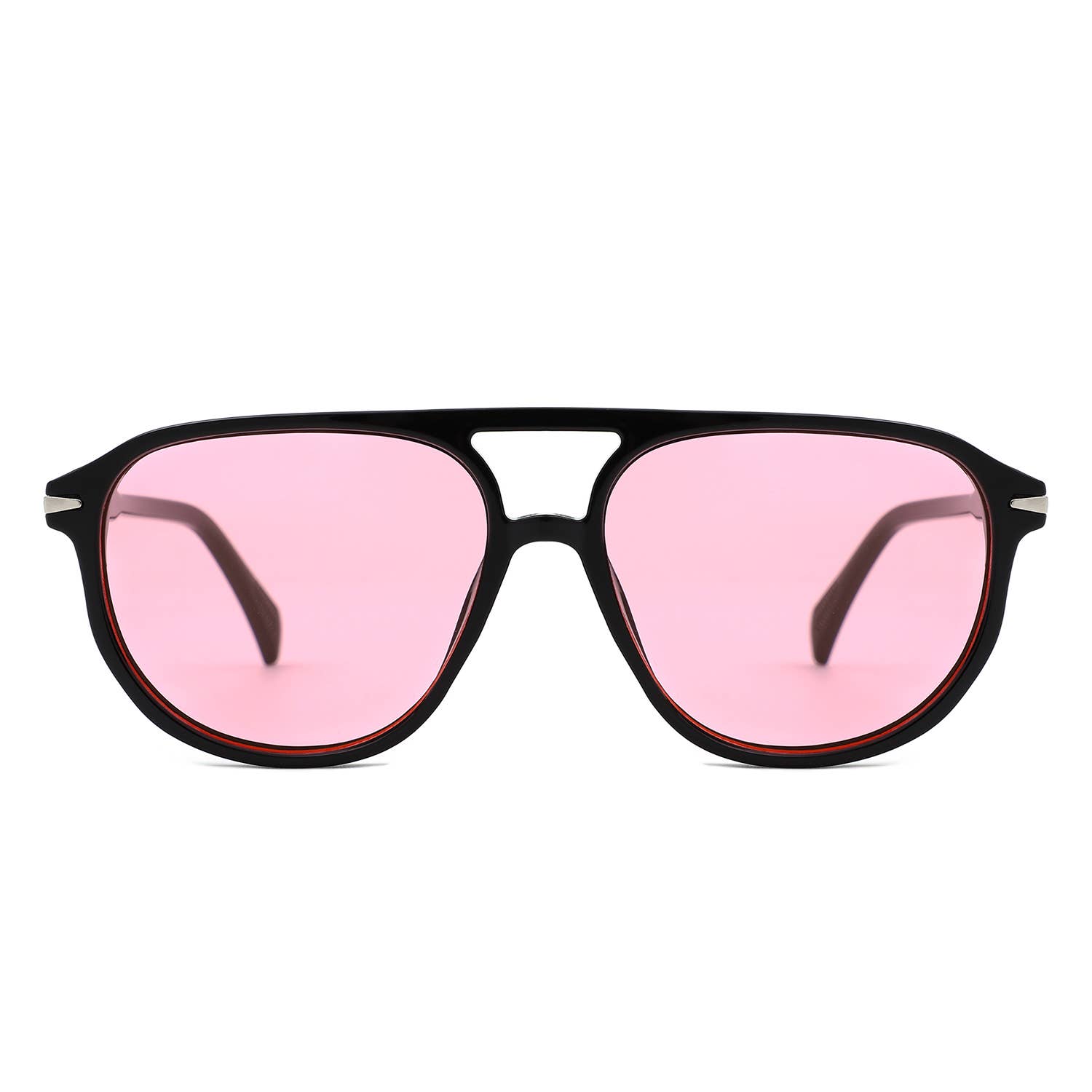 Cramilo Eyewear - Wholesale Sunglasses - Unisex - Retro Brow-Bar Unisex Frame Fashion Aviator Sunglasses8