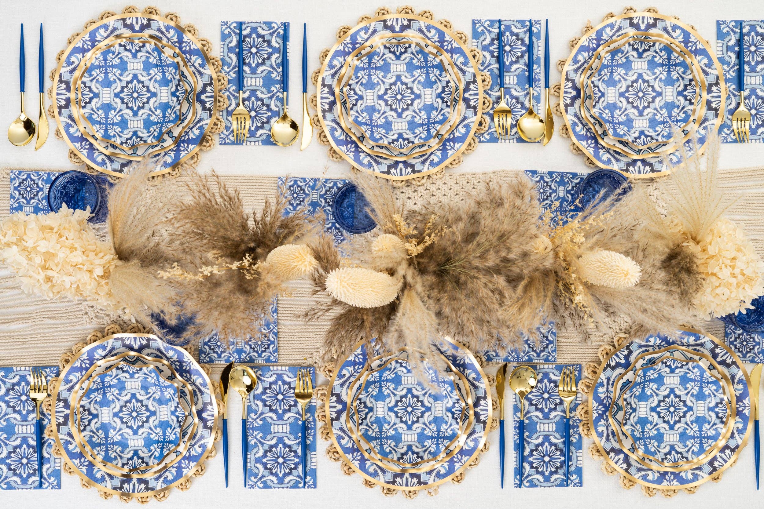 Sophistiplate – Prato descartável por atacado – Tigela de Aperitivo/Sobremesa Ondulada de Papel Noites Marroquinas/8un7