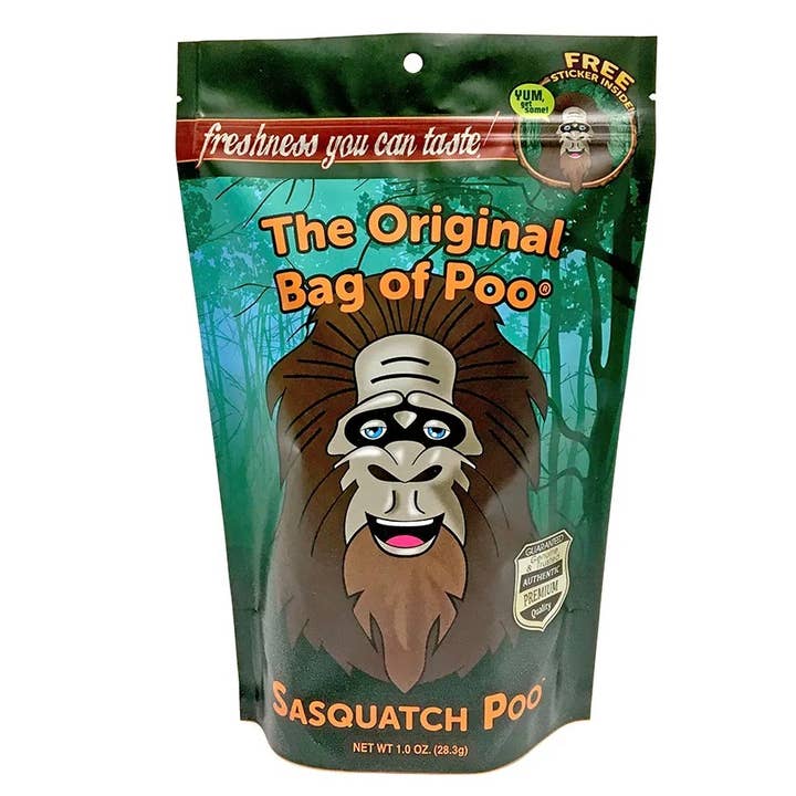 "The Original Bag of Poo"® Novelty Cotton Candy - Wholesale Cotton Candy - The Original Bag of Poo® (Sasquatch Cotton Candy Poo)1