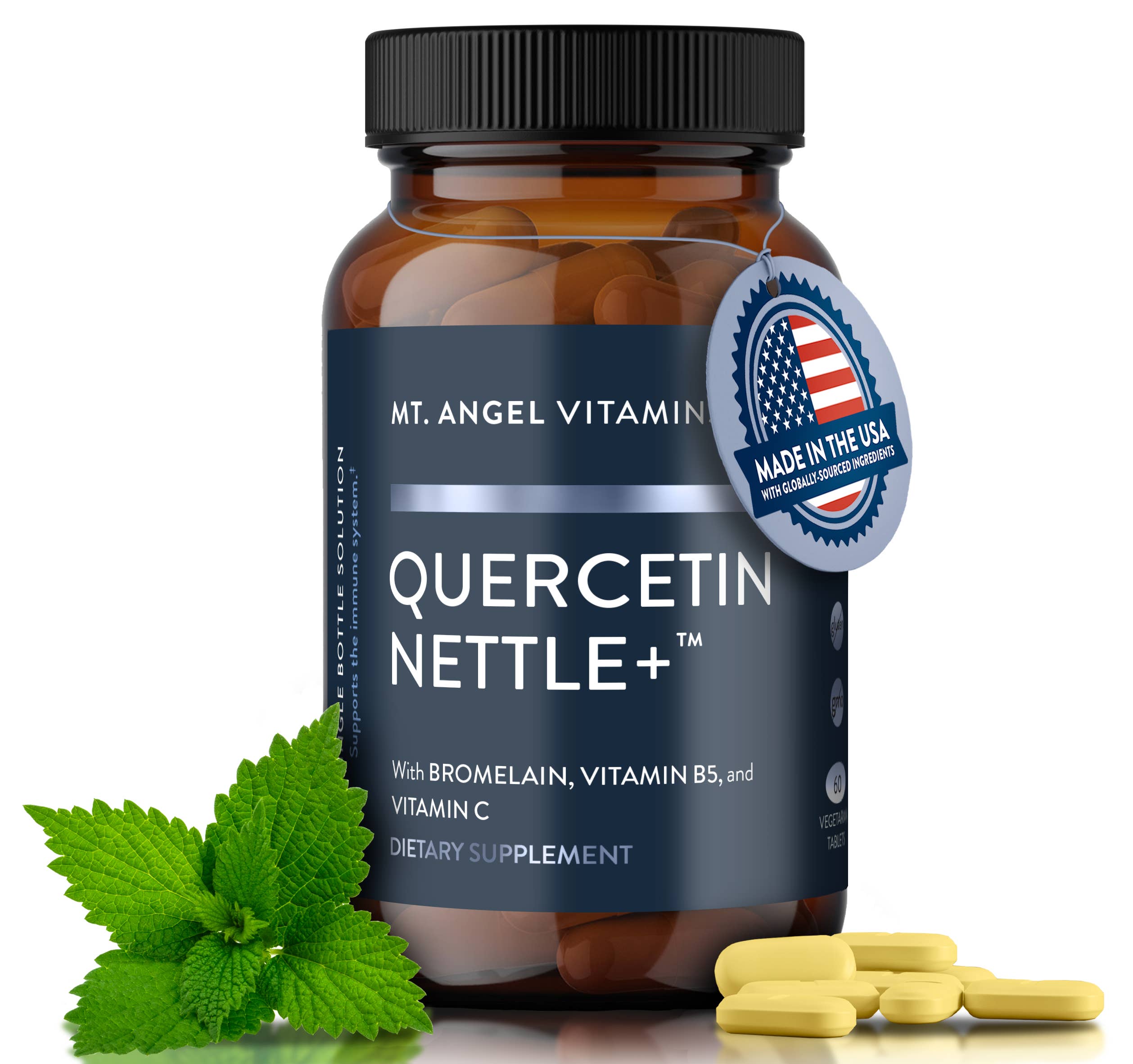 Mt. Angel Vitamins - Wholesale Oral Supplement/Vitamin - Mt. Angel Vitamins' Quercetin Nettle+ - 60 Tablets