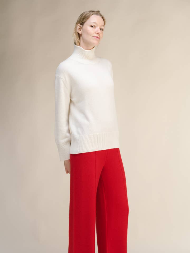 Lèmme – wholesale Knitted jumper – Women′s – Maglione Maxi Dolcevita in Misto Cashmere
