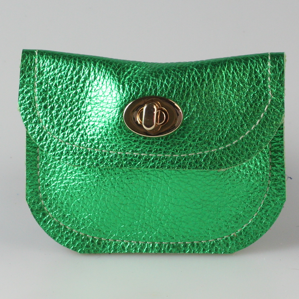 Zina Kao Exclusives - Wholesale Wallet - Women's - The Turnlock Metallic Leather Wallets: 3 sizes!23