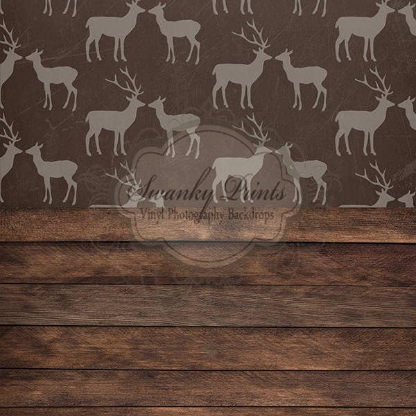 TWEE IN ÉÉN 7ft x 14ft/ Oh Deer en Providence Wood voor wholesale door Swanky Prints
