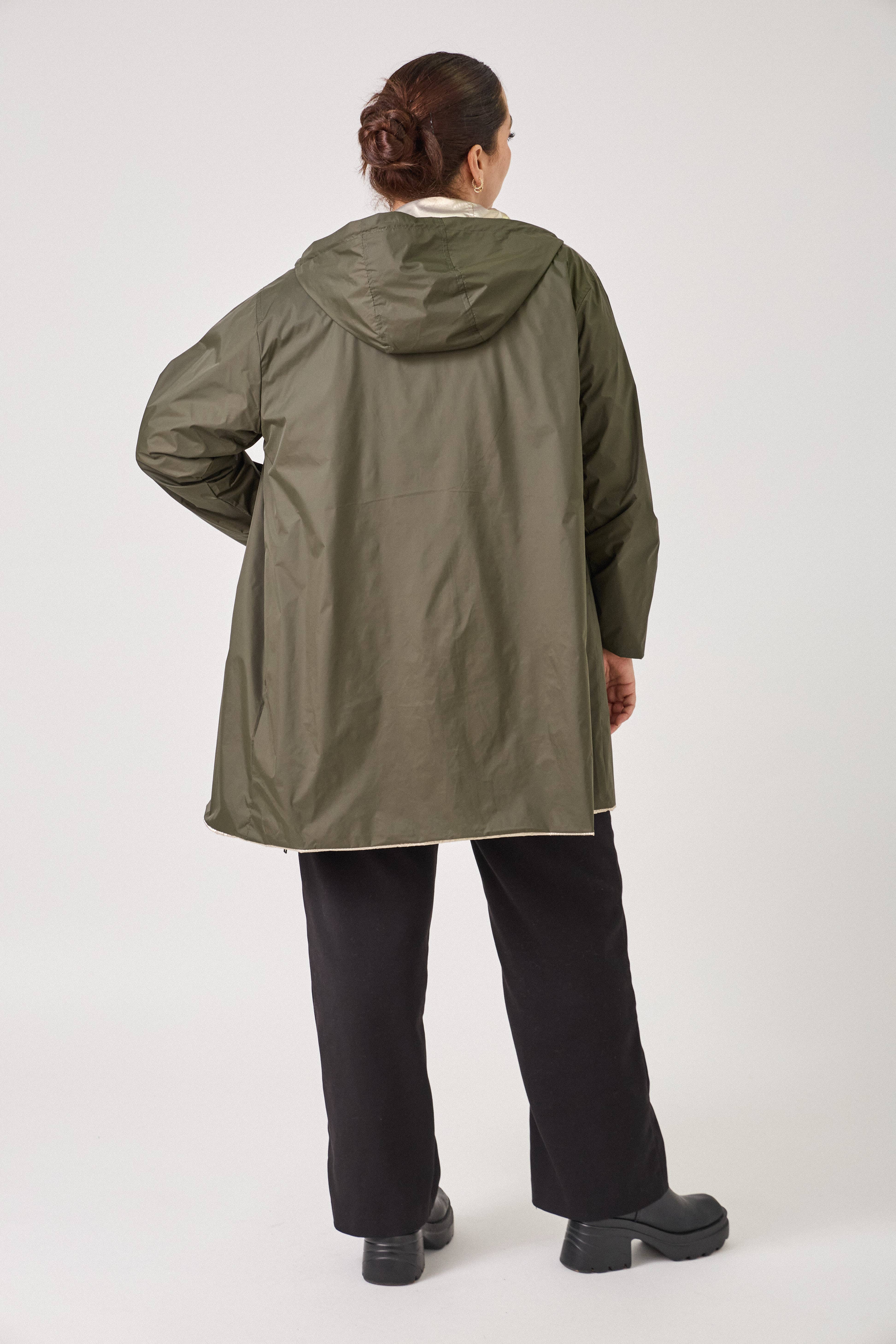 Escandelle Paris - Wholesale Parka - Women's - Mid-length reversible parka - Plus Sizes2