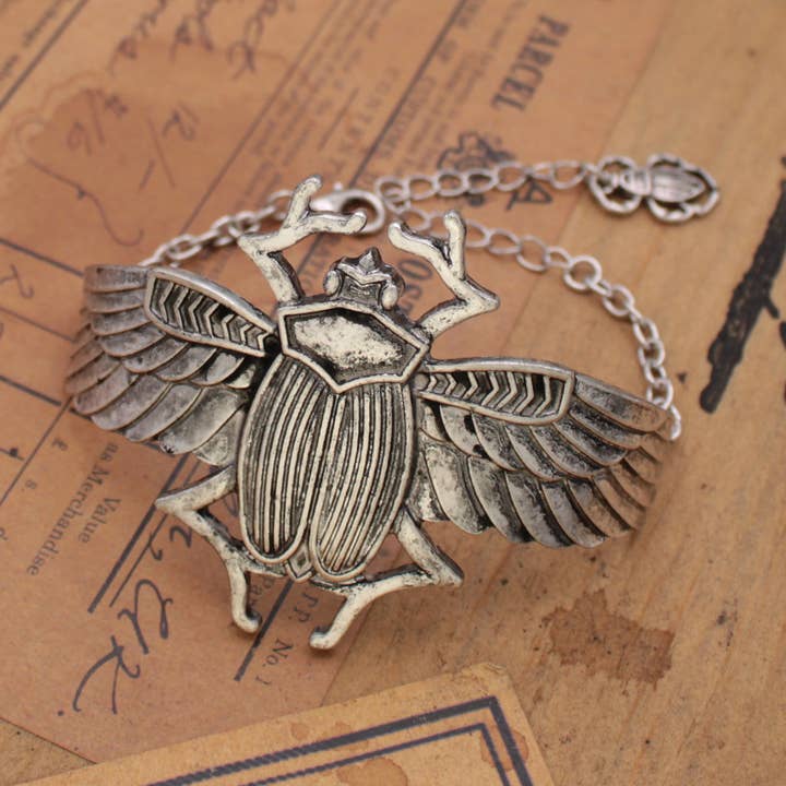 ZAD - Wholesale Manchet-armband - Egyptische godin grote scarabee beetle armband