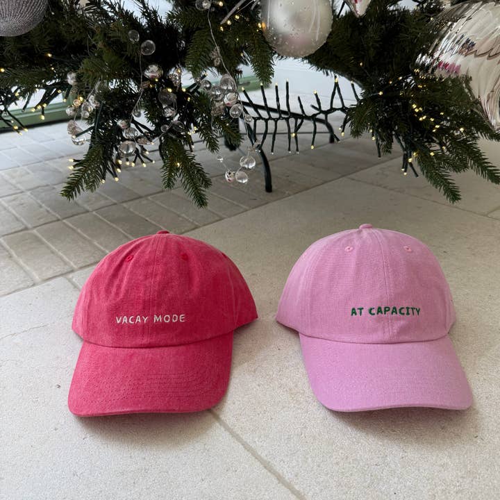 Anchor & Arrow - Wholesale Baseball Cap - Women's - 'At Capacity' Adult Cap | Stonewash Pink2