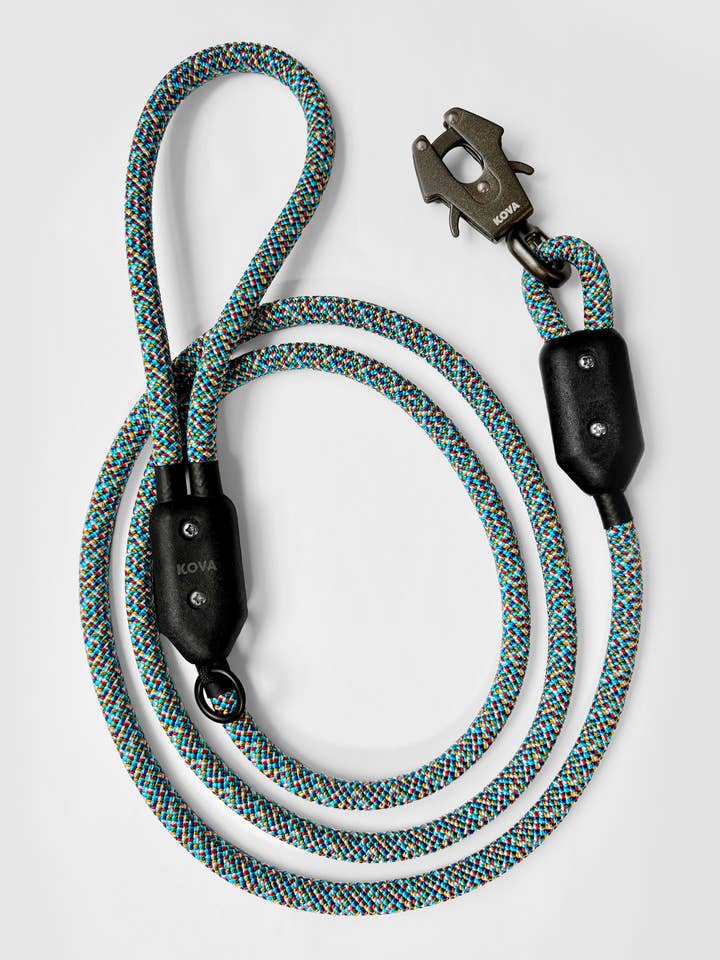 Crater Lake Blue Dog Leash for wholesale by KOVA Pet Gear