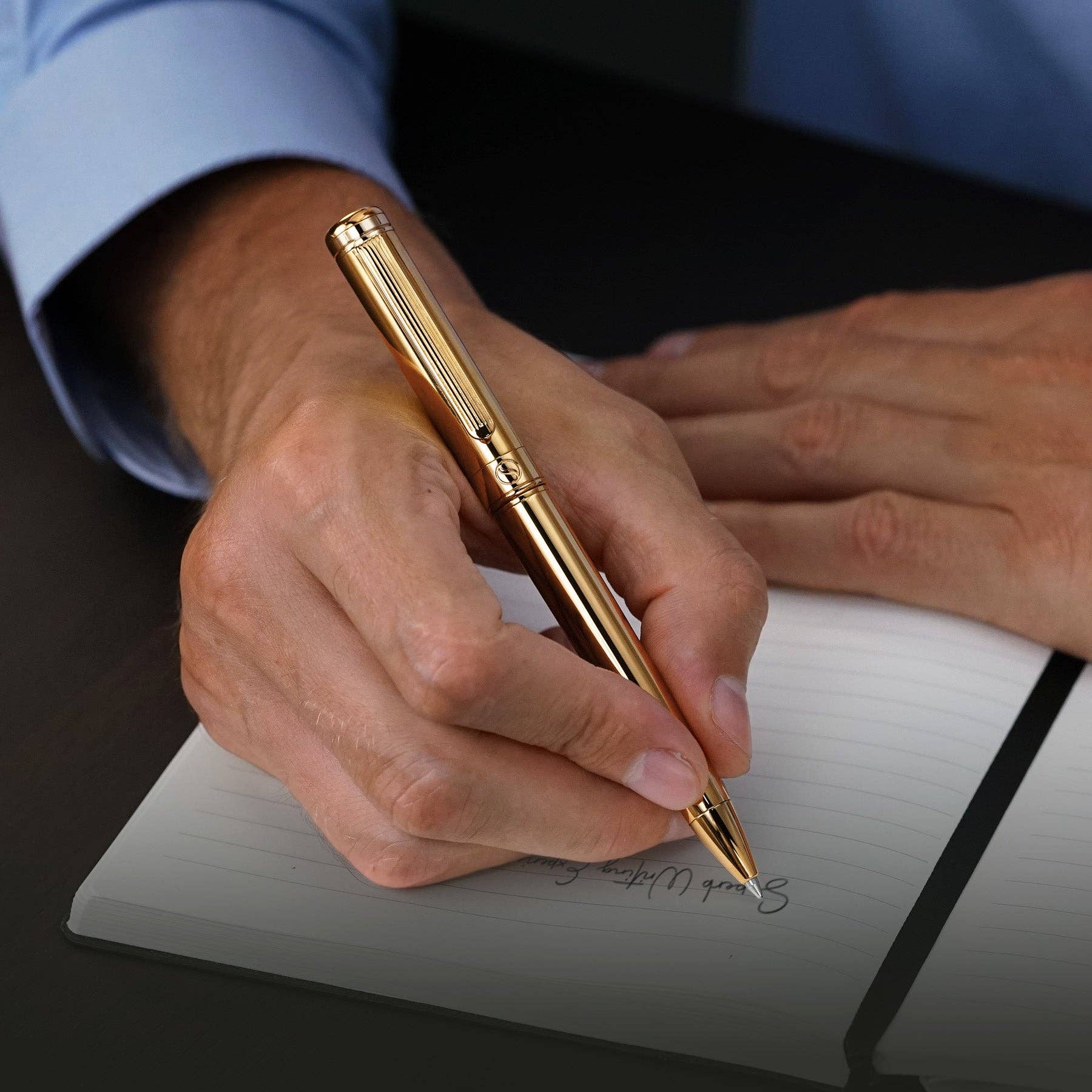 Scriveiner - Wholesale Pen - Classic Gold Ballpoint Pen1