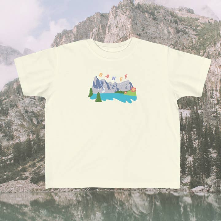 Traildust Goods - Wholesale T-Shirt - Kids - Banff National Park Souvenir Toddler Unisex T-Shirt 0