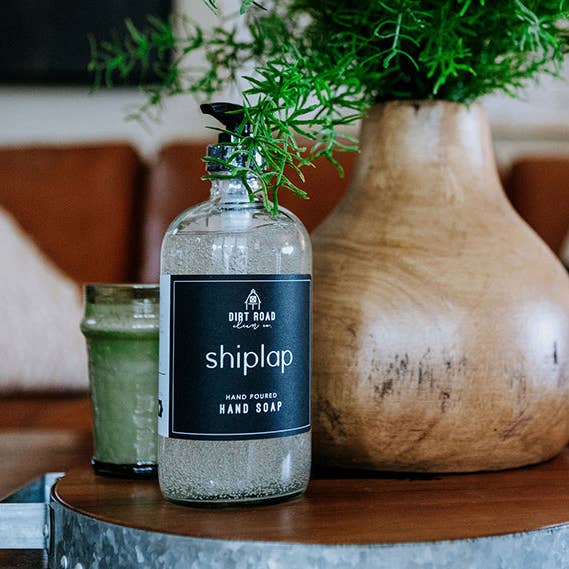 Shiplap Hand Soap for wholesale by Dirt Road Candle Co
