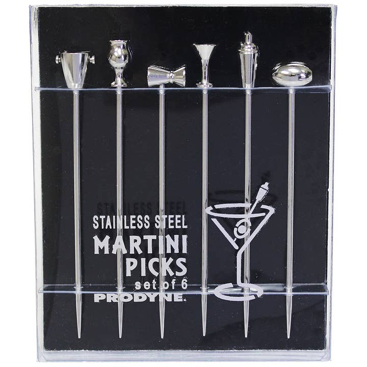 Prodyne - Wholesale Cocktail Pick - Stainless Steel Legacy Martini Picks, Set of 61