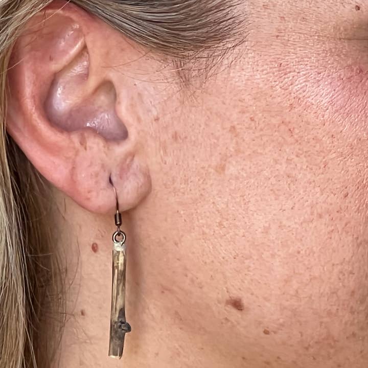 Elk Field Home Goods - Wholesale Dangle Earrings - All Natural Dangle Wood Earrings