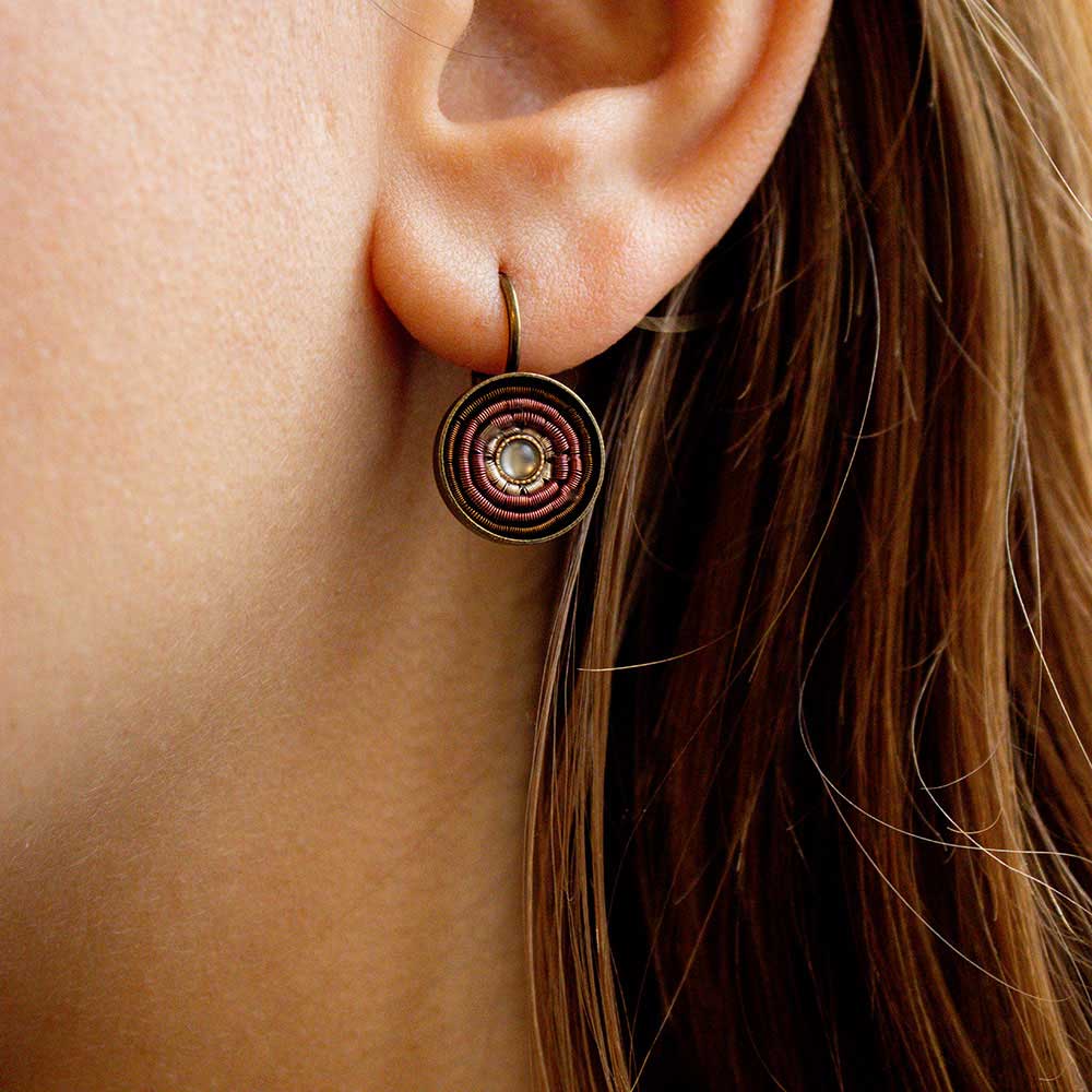 Sergio Engel jewellery - Wholesale Dangle Earrings - India antique earring 06 small colorful earrings34