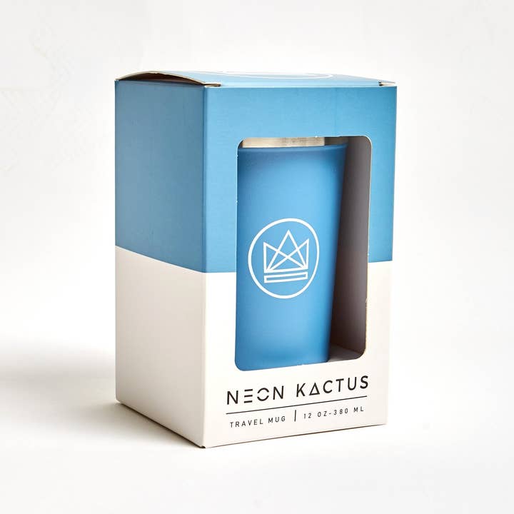Neon Kactus – wholesale Insulated mug/tumbler – Insulated Coffee Cup - Super Sonic 12 oz4