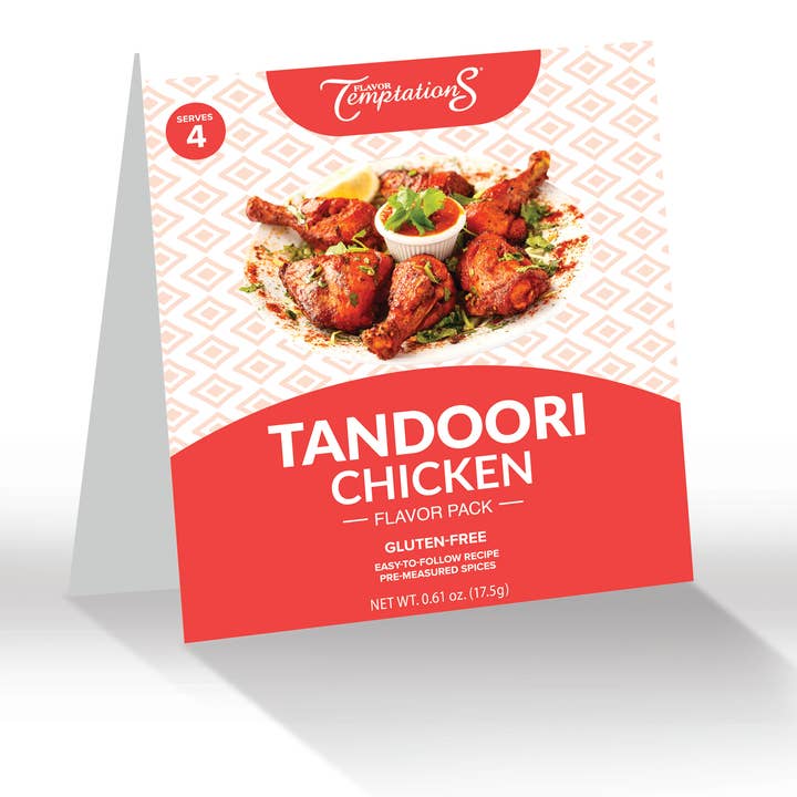 Flavor Temptations - Wholesale Gedroogde kruidenmix - Tandoori Chicken & Komijnrijst Biologische kruidenkit | Glutenvrij