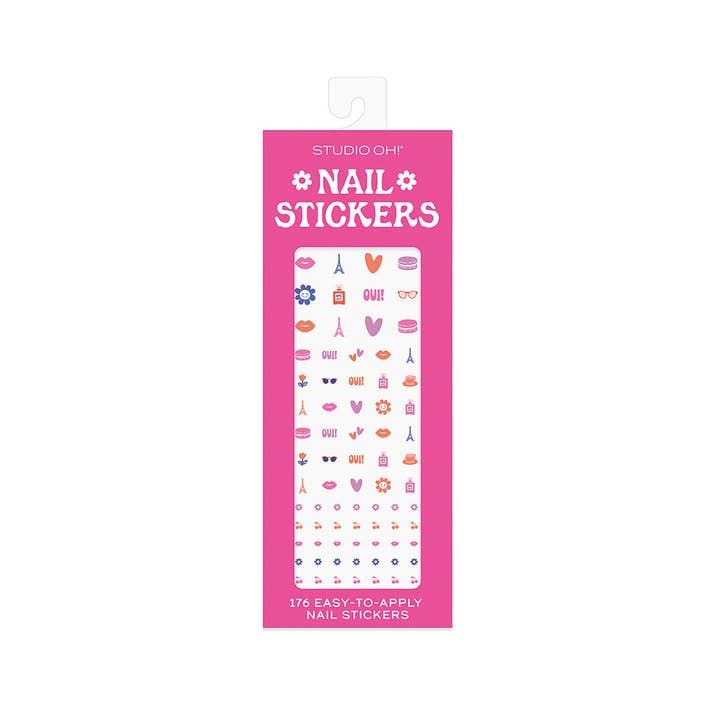French Adventure Nail Stickers for wholesale by Studio Oh!