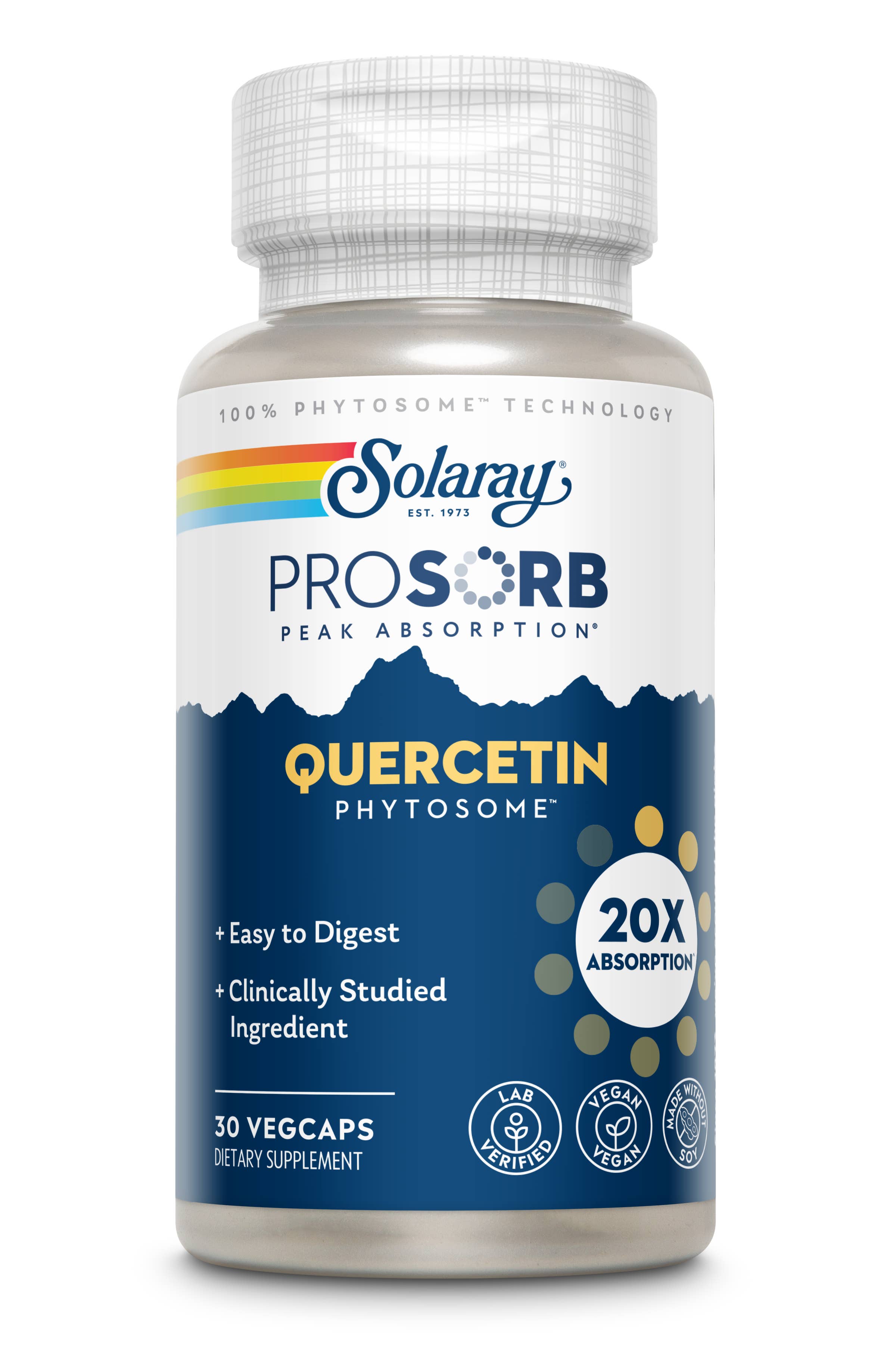 Solaray - Wholesale Oral Supplement/Vitamin - ProSorb Quercetin 20x 250mg