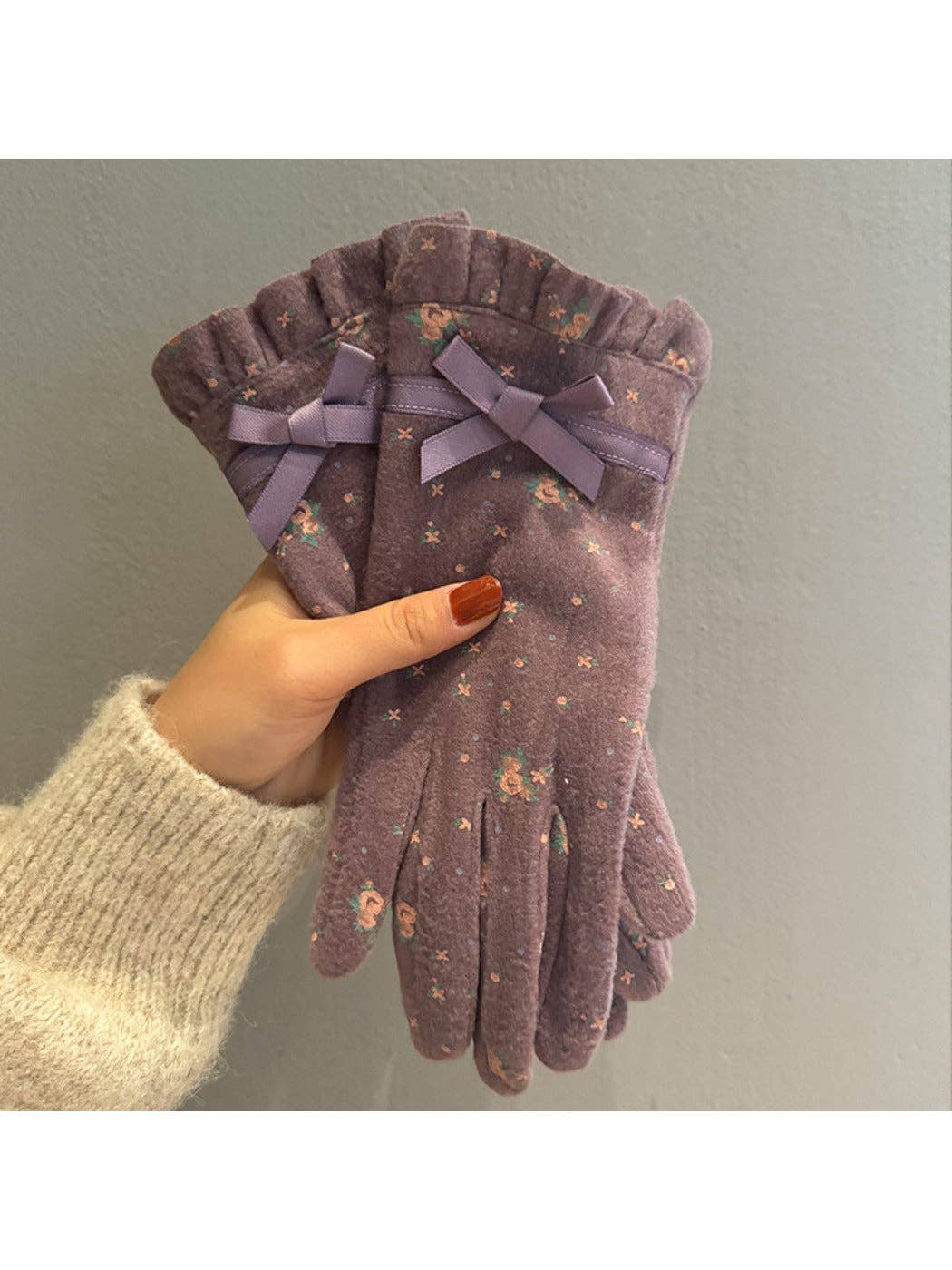 Funkyrel® Atzbranding Limited - Wholesale Gloves - Women's - Gloving – Women's Touchscreen Gloves with Bow Accent3